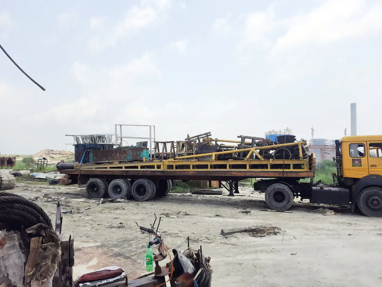 Logistics Transportation Work In RPCL Dhan Khali Payra Project